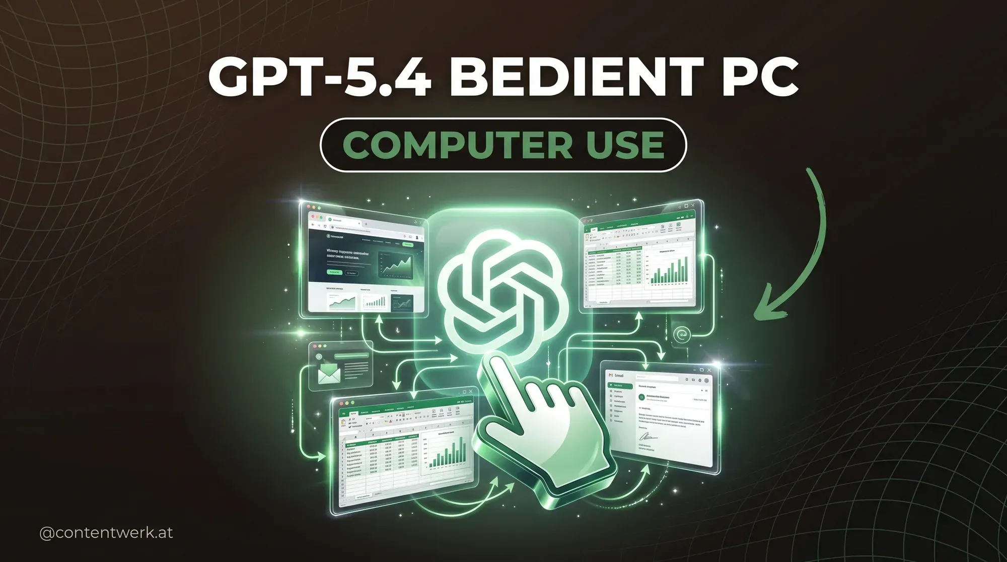 GPT-5.4 bedient Computer autonom Workflows für Creator 2026