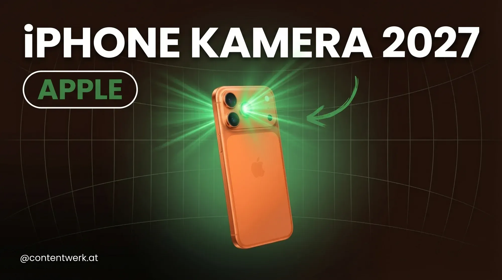 iPhone-Kamera 2027 mit Multispektral-Imaging — Apple Kamera-Technologie der Zukunft für Content Creator