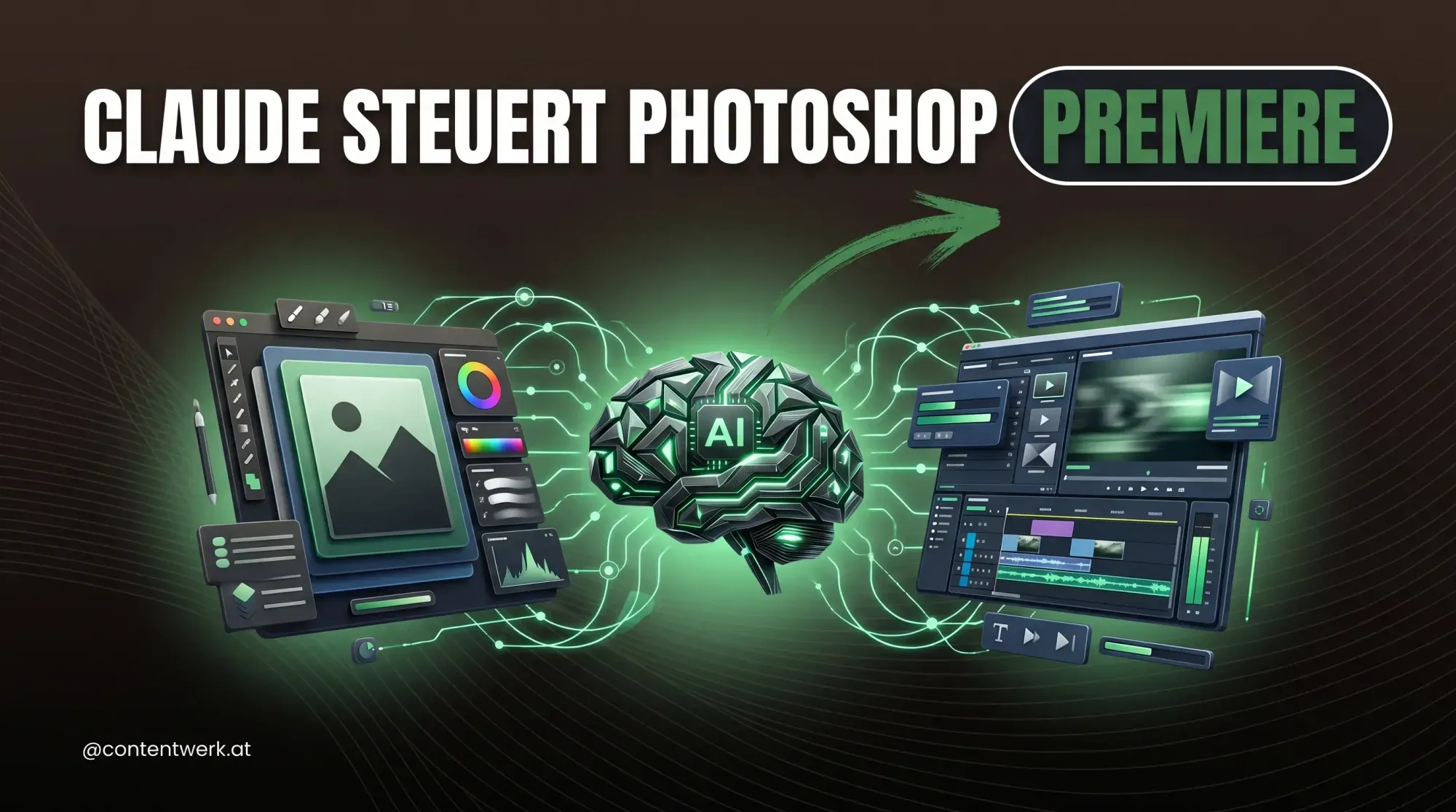 Claude steuert Photoshop und Premiere Pro als KI-Editor mit neuen Connectors für Creative-Tools
