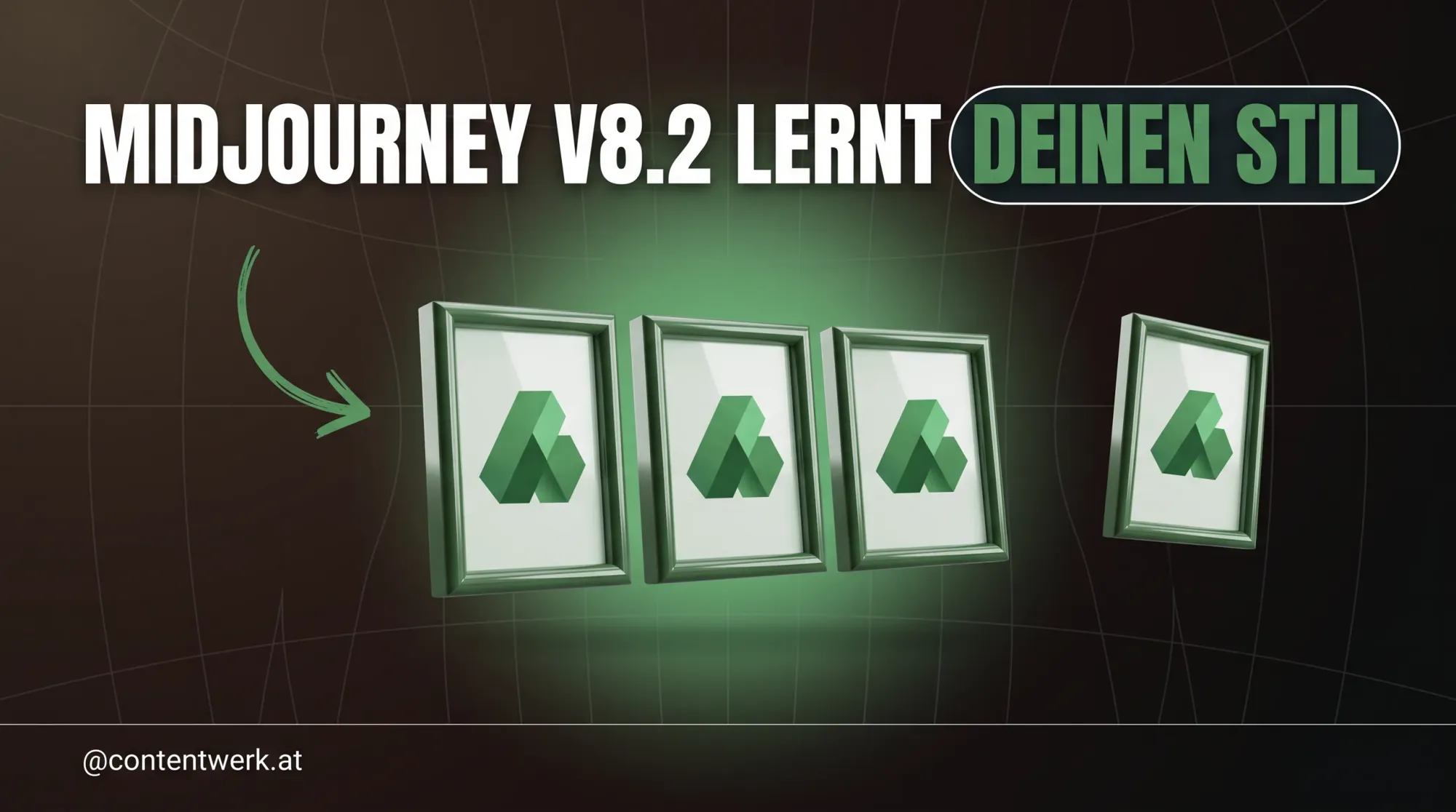 Cover-Grafik zu Midjourney V8.2 Personalization für konsistenten Bildstil bei Solo-Creatorn im DACH-Raum