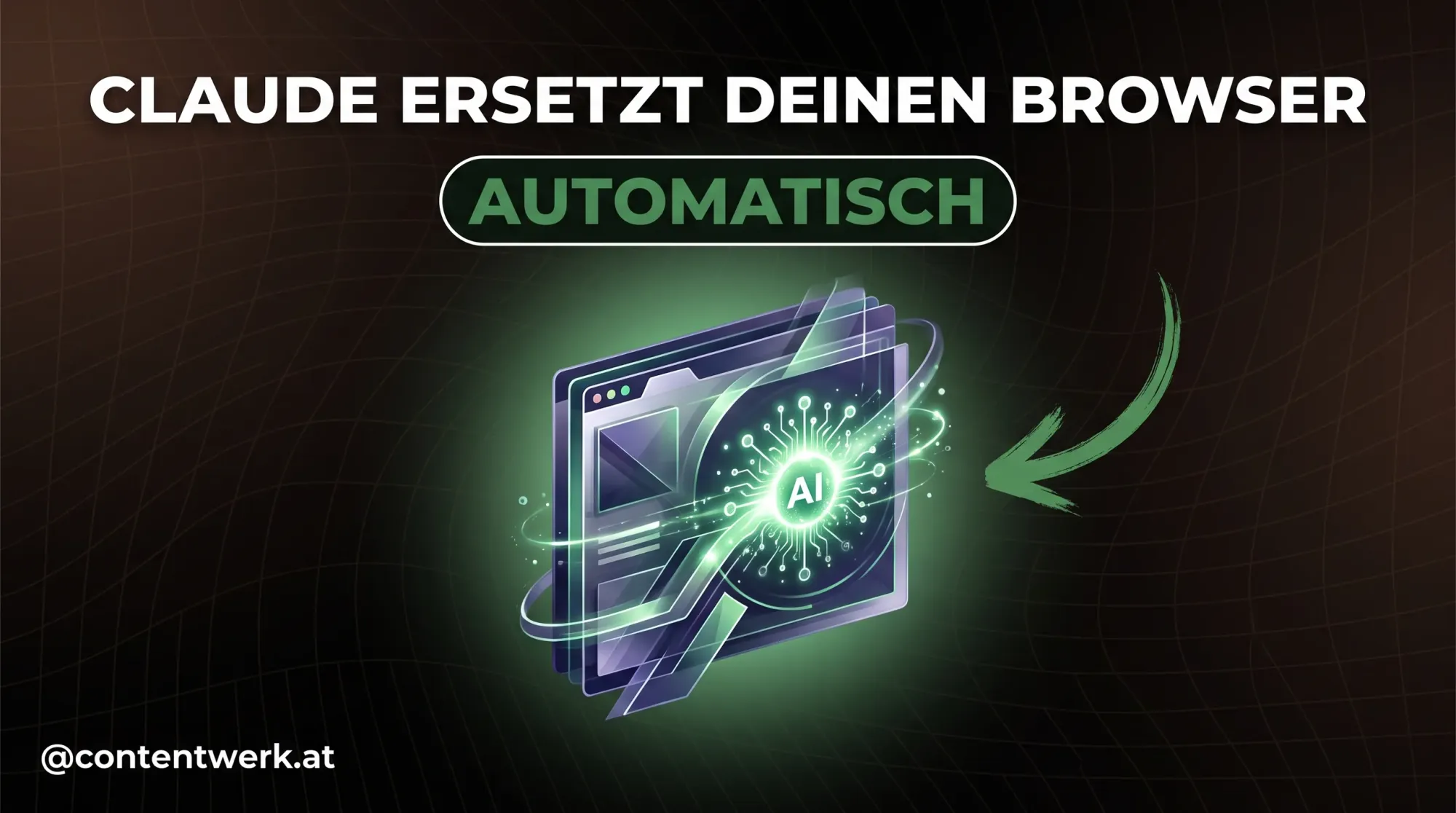 Abstraktes Cover-Bild zu Claude Cowork Browser: KI-gesteuerte Web-Recherche automatisch für Solo-Creator und Selbstständige