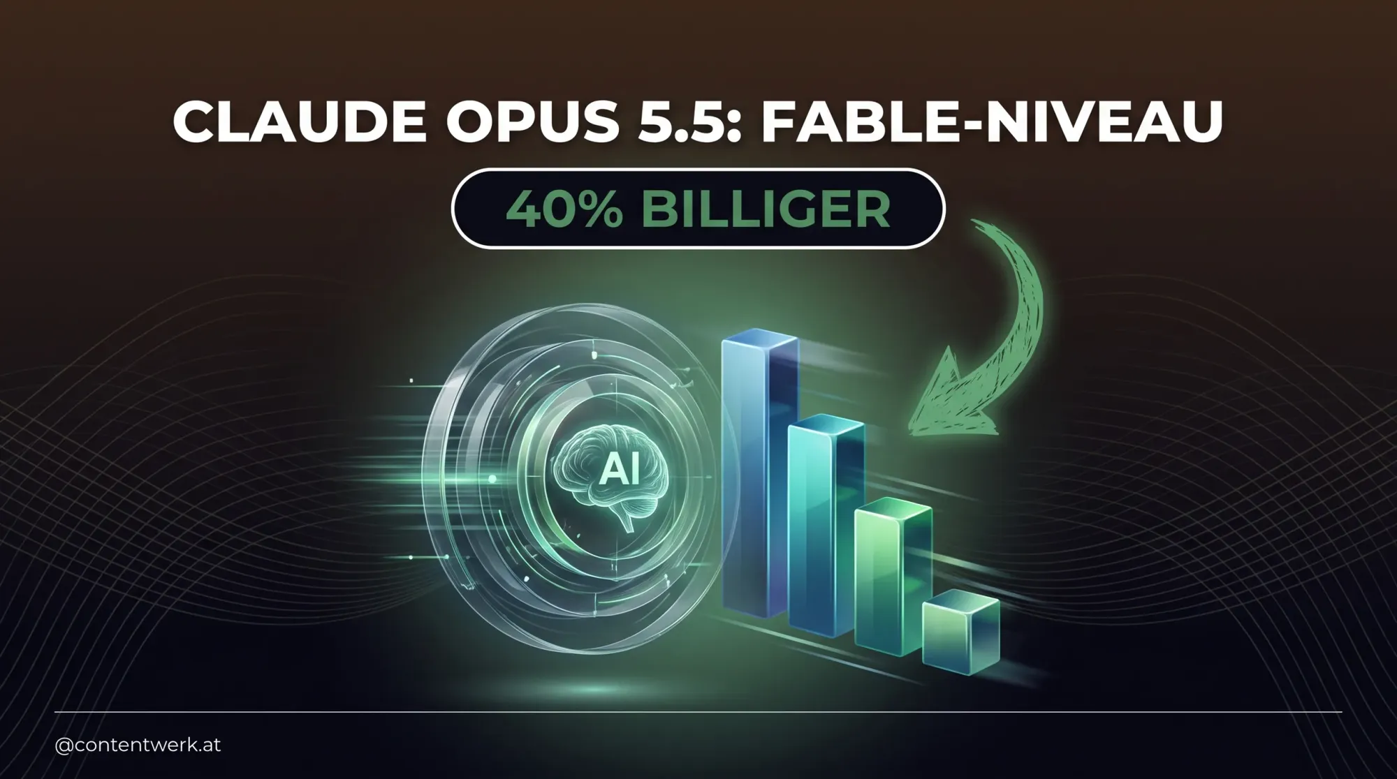 Cover zu Claude Opus 5.5 mit Fable-Niveau und 40 Prozent geringeren Kosten für Solo-Creator