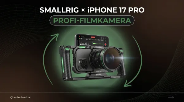 SmallRig iPhone 17 Pro Cage-System Filmkamera Solo-Creator Selbstständige NAB 2026 ContentWerk