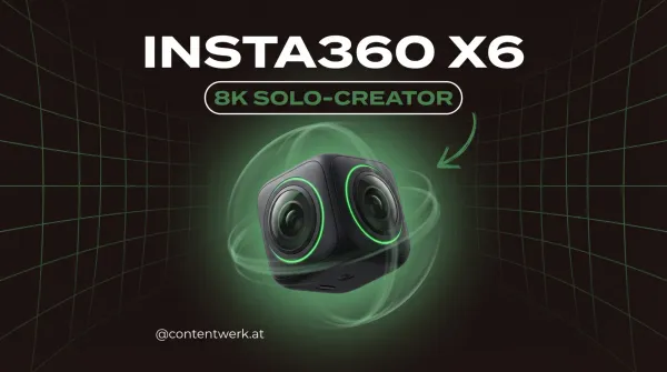 Insta360 X6 8K Video Solo-Creator 360-Grad Action-Cam Cover