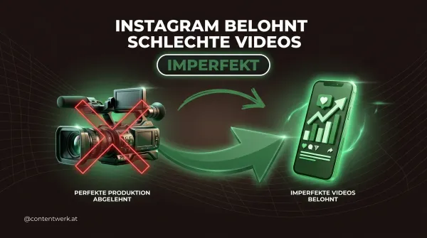 Instagram Algorithmus 2026 belohnt imperfekte iPhone-Videos und bestraft Hochglanz-Produktion für Creator