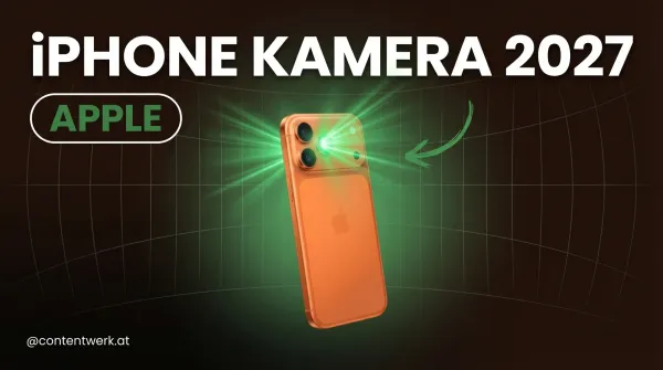iPhone-Kamera 2027 mit Multispektral-Imaging — Apple Kamera-Technologie der Zukunft für Content Creator