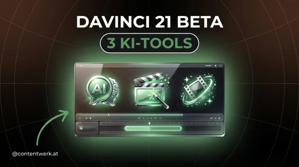 DaVinci 21 Beta: 3 KI-Tools die wirklich Zeit sparen — Editing-Panel mit AI-Assistant, Voice-Convert, Reframe Pro