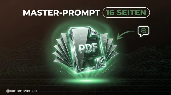 Master-Prompt Dokument mit 16 Seiten KI-Kontext für Selbstständige im AI-Workflow 2026.