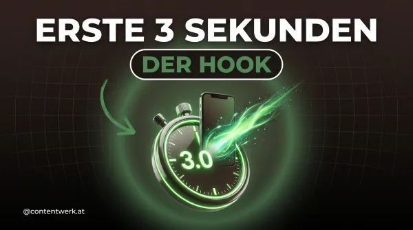Cover zu Hook Video erste Sekunden mit glühendem Stoppuhr-Ring und herausschießendem Video-Frame
