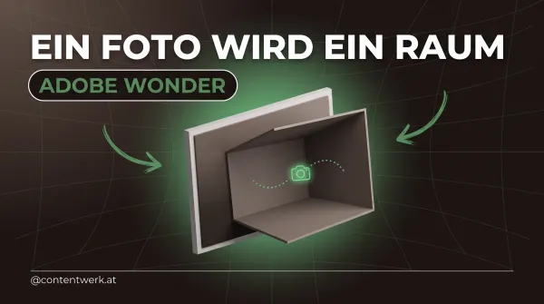 Adobe Wonder verwandelt ein einzelnes Foto in eine begehbare 3D-Szene fuer Video-Creator