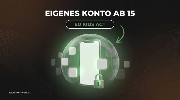 3D-Smartphone mit Schutzkuppel und Schloss als Symbol für EU Kids Act und Social-Media-Verbot