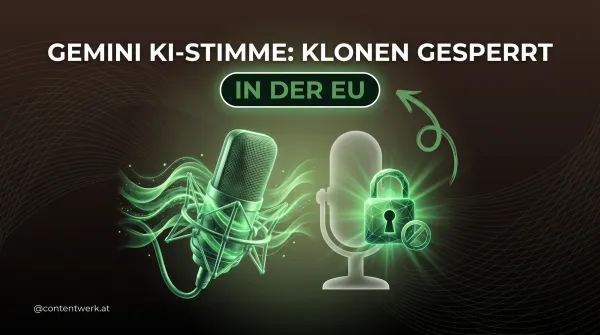 Gemini KI-Stimme per Textbeschreibung als 3D-Mikrofon aus Schallwellen, Stimmklonen in der EU gesperrt